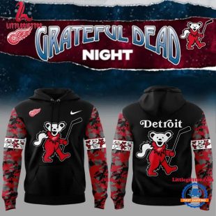 Detroit Red Wings Grateful Dead Night New Design Hoodie