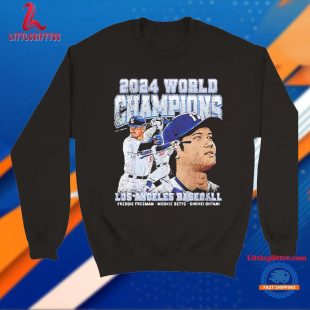 Dodgers 2024 World Champions Ohtani Freeman & Betts Unisex T Shirt