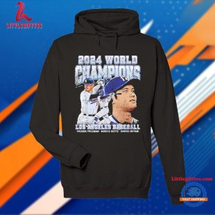 Dodgers 2024 World Champions Ohtani Freeman & Betts Unisex T Shirt