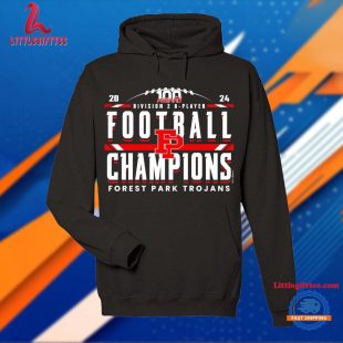 Forest Park Trojans 2024 Mhsaa Division 2 8-player Football Champions T Shirt