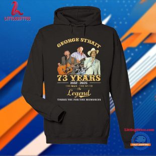 George Strait 73 Years 1952-2025 The Man The Myth The Legend T Shirt