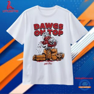 Georgia Bulldogs Vs Tennessee Volunteers Dawgs On Top GA Unisex T Shirt