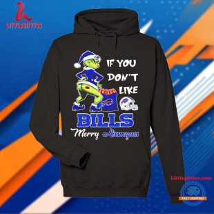 Grinch if You Don’t Like Bills Merry Kiss My Ass Christmas Unisex T Shirt