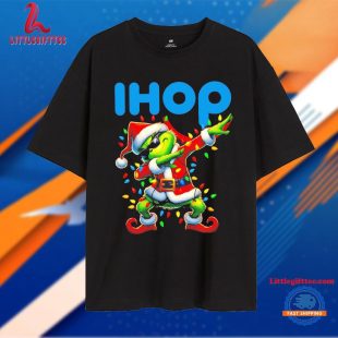 Grinch Santa Dabbing Ihop Merry Christmas Unisex T Shirt