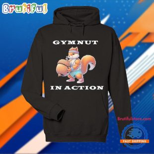 Gym Nut In Action Squirrel Workout Peanut T Shirt