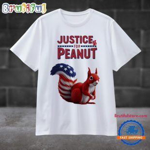 Justice for Peanut Squirrel Lover New York Squirrel Animal Lovers Gift T Shirt