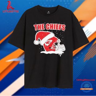 Kansas City Chiefs The Chiefs Helmet Santa Hat Christmas Unisex T Shirt