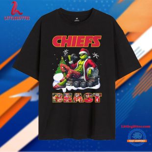 Kansas City Chiefs x Grinch Football Christmas Limited New T Shirt