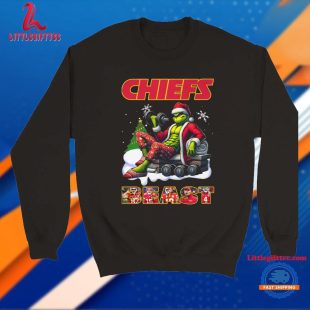 Kansas City Chiefs x Grinch Football Christmas Limited New T Shirt