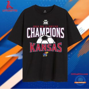 Kansas Jayhawks 2024 Big 12 Women’s Soccer Tournament Champions Unisex T Shirt