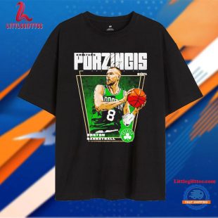 Kristaps Porzingis Post Moves Boston Celtics Signature T Shirt