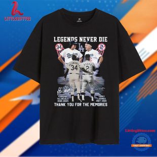 Legends Never Die Valenzuela Lasorda Thank You For The Memories Unisex T Shirt