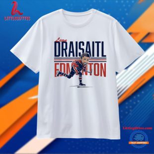 Leon Draisaitl Center Ice Caricature Edmonton T Shirt