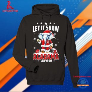 Let It Snow Let’s Go Alabama Crimson Tide Christmas Unisex T Shirt