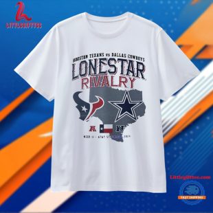 Lonestar Rivalry Texans vs Cowboys 2024 Game Matchup Unisex T Shirt