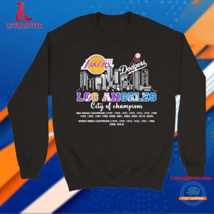 Los Angeles Dodgers Los Angeles Lakers LA City Of Champions 2024 T Shirt