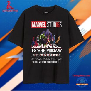 Marvel Studio 16th Anniversary 2008-2024 Signature Unisex T Shirt