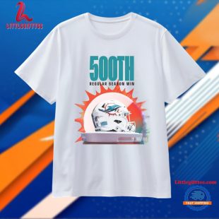 Miami Dolphins 500th Regular Season Win Congratulations Unisex T Shirt