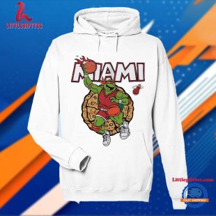 Miami Heat Ninja Turtle With Pizza Unisex T Shirt