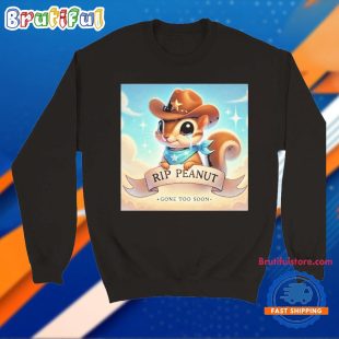 Peanut the Squirrel Tribute Rip Peanut Gone Too Soon Memorial Unisex T Shirt