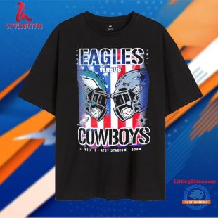 Philadelphia Eagles Vs Dallas Cowboys Week 10, 2024 AT&T Stadium Game Day Unisex T Shirt