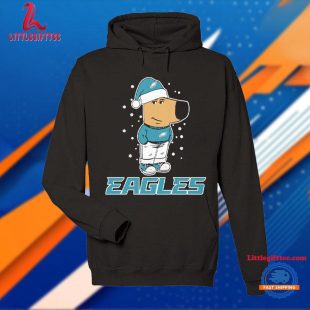 Philadelphia Eagles X Chill Guy Christmas T Shirt