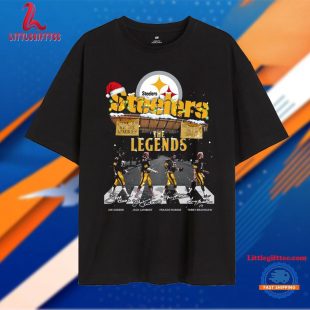 Pittsburgh Steelers Christmas The Legends Go On The Road T Shirt