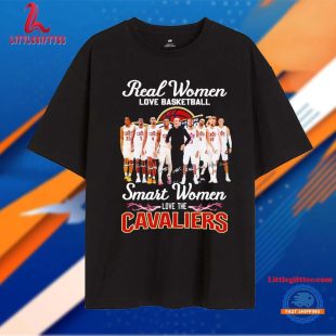 Real Women Love Basketball Smart Women Love the Cavaliers Unisex T Shirt