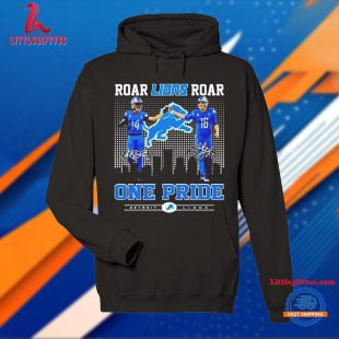 Roar Detroit Lions Roar One Pride Signature Unisex T Shirt