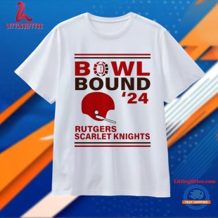 Rutgers Scarlet Knights 2024 Bowl Bound Helmet Unisex T Shirt