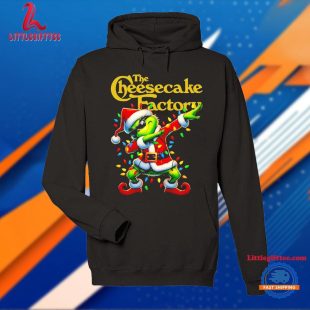 Santa Grinch dabbing The Cheesecake Factory Christmas T Shirt