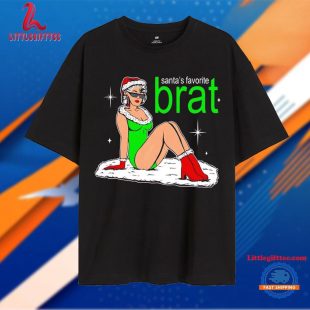 Santa’s Favorite Brat Christmas T Shirt