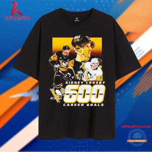 Sidney Crosby 600 Career Goals Pittsburgh Penguins T Shirt