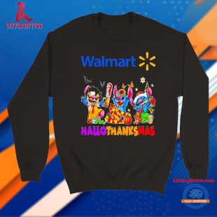 Stitch Walmart Hallothanksmas T Shirt