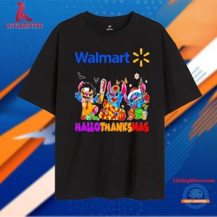 Stitch Walmart Hallothanksmas T Shirt