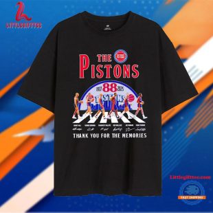 The Detroit Pistons 88 Years 1937 2025 Thank You for the Memories T Shirt