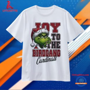 The Grinch Arizona Cardinals Joy To The Birdgang Cardinals Christmas Unisex T Shirt