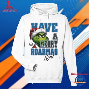 The Grinch Detroit Lions Have A Merry Roarmas Lions Christmas Unisex T Shirt