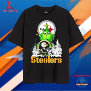 The Grinch Pittsburgh Steelers Christmas New T Shirt