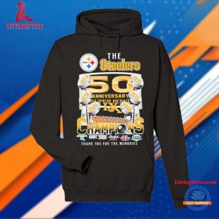 The Pittsburgh Steelers 50 Anniversary Super Bowl Champions Thank You For The Memories Unisex T Shirt