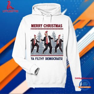 Trump Merry Christmas Ya Filthy Democrats Unisex T Shirt