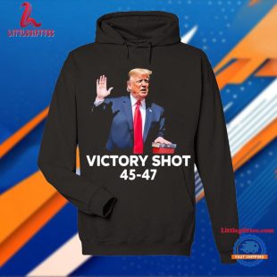 Trump Victory Shot 45-47 Unisex T Shirt