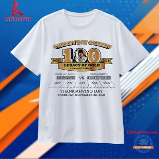 Tuskegee Golden Tigers Turkey Day Classic 100 Legacy of Gold Thanksgiving Day Unisex T Shirt