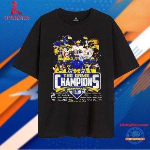 2024 The Game Champions Michigan Wolverines Signature T Shirt