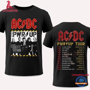 ACDC Band PWR Up Tour 2025 Shirt, PWR Up Tour T Shirt, ACDC Band Vintage Tee