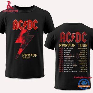 ACDC Band PWR Up Tour 2025 Unisex T Shirt