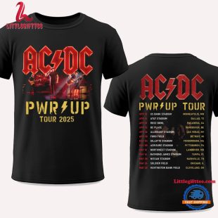 ACDC PWR Up Tour 2025 Schedule Unisex T Shirt