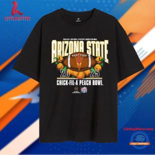 Arizona State Sun Devils College Football Playoff 2025 Peach Bowl Unisex T Shirt