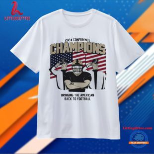 Army Black Knights 2024 Conference Champions Bringing The American Back To Football Unisex T Shirt