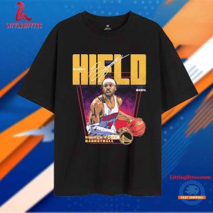 Buddy Hield Portrait Golden State Warriors Signature Unisex T Shirt